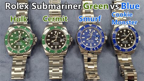 rolex smurf vs hulk